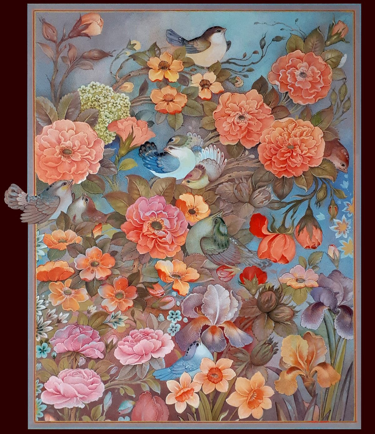 گل و مرغ ایرانی