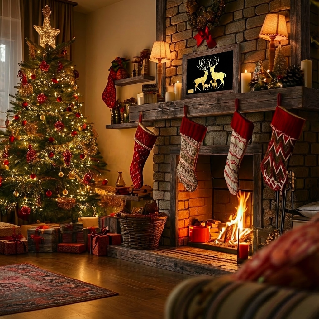 خانه گرم کریسمسی