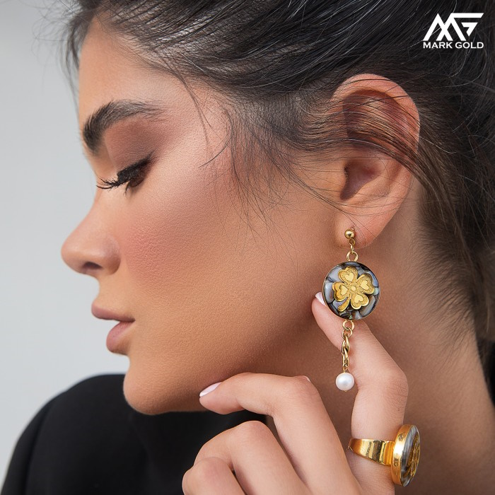 گوشواره طرح شبدر