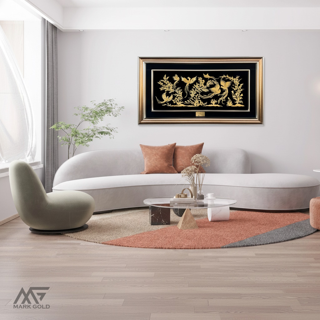 تابلو روکش طلا 24 عیار