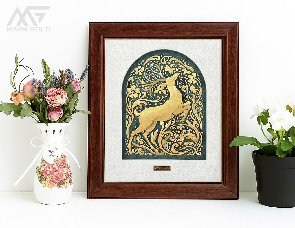 تابلو طلاکوب مارک گلد