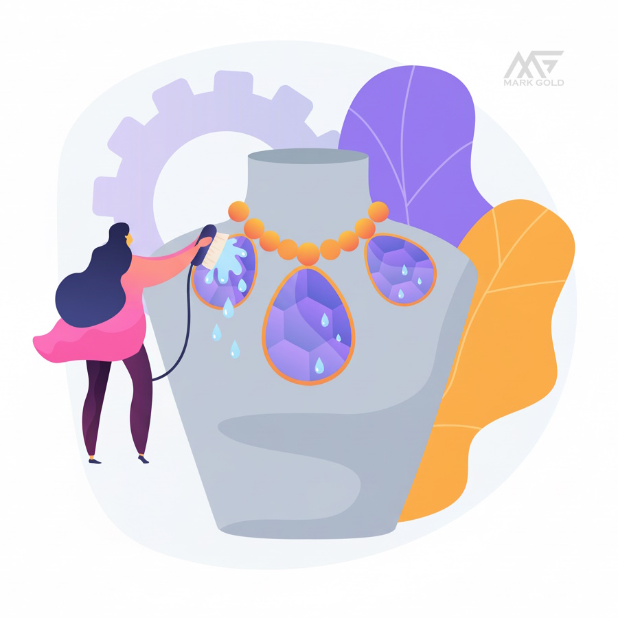 شستشوی زیورآلات
