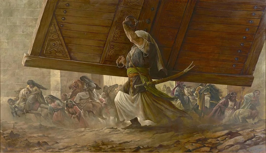 کندن در خیبر توسط امام علی