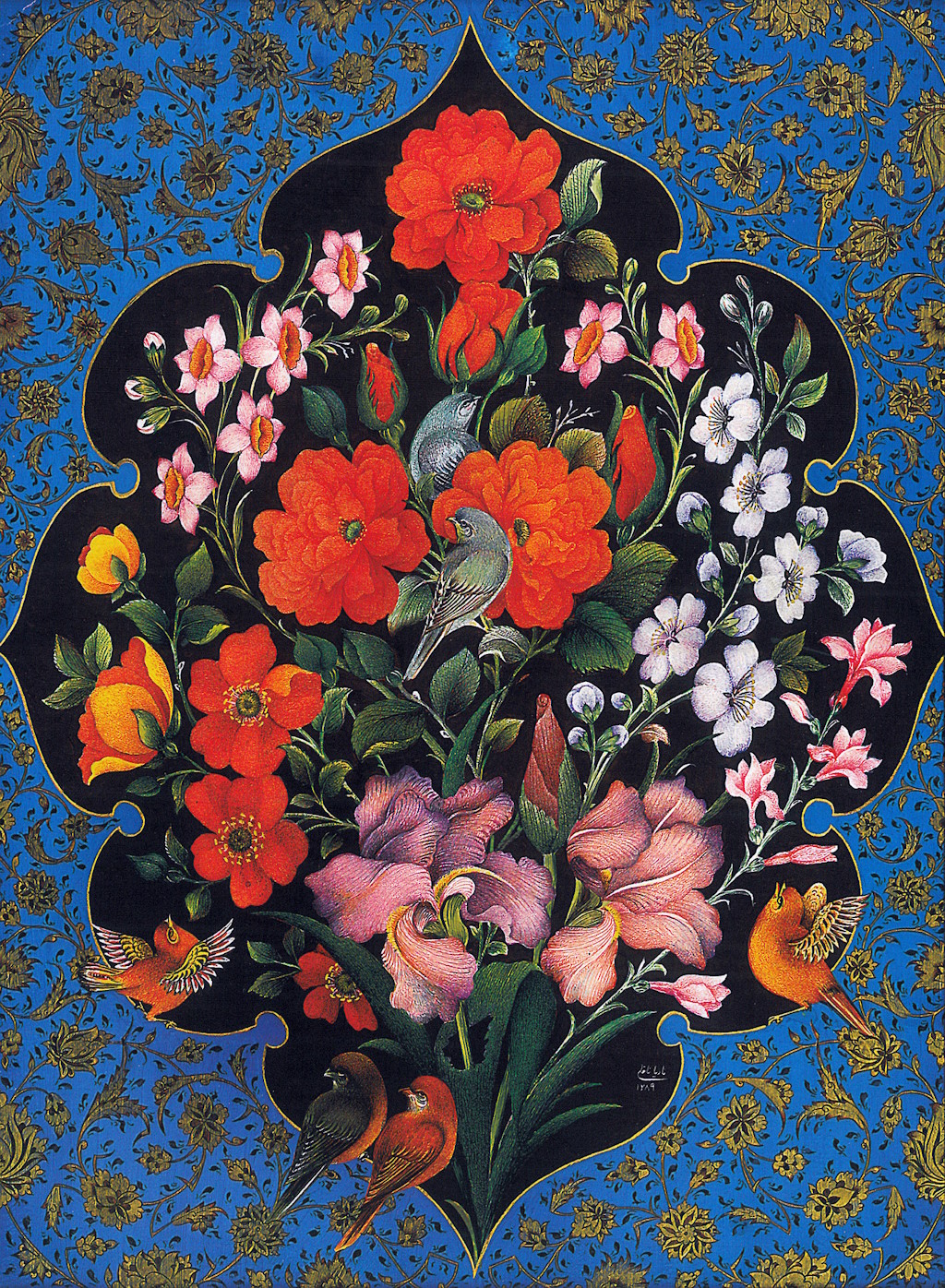 هنر گل و مرغ ایرانی