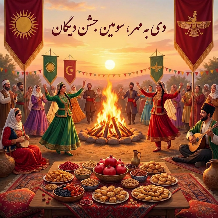 دی به مهر روز، سومین جشن دیگان؛ روزی برای آشتی با جهان، پیمان با خود، و روشن کردن خانه با مهر