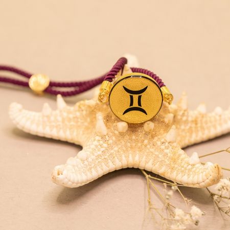 گوشواره روکش طلا سری ونوس نماد ماه تولد آذر