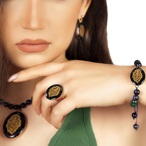  گردنبند دخترانه روکش طلا طرح دل آرا