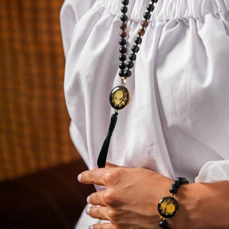 گردنبند روکش طلا طرح اسپایدر من (مرد عنکبوتی)