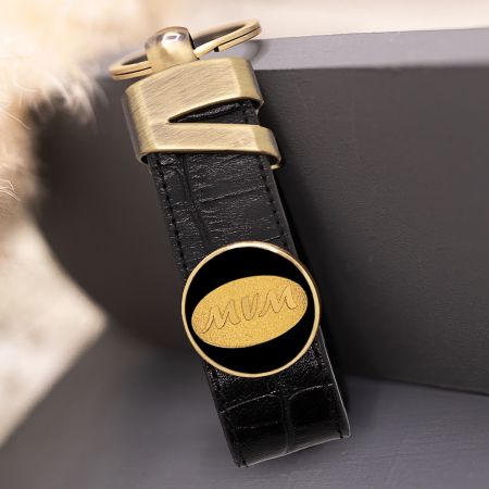 جاکلیدی روکش طلا طرح ام وی ام MVM