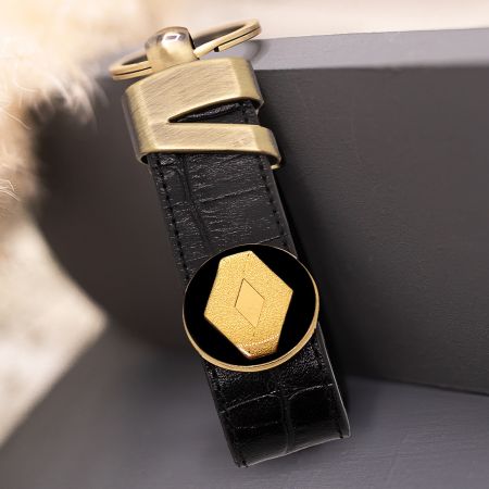 جاکلیدی روکش طلا طرح رنو Renault