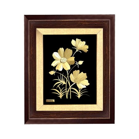 تابلو روکش طلا طرح گلسا