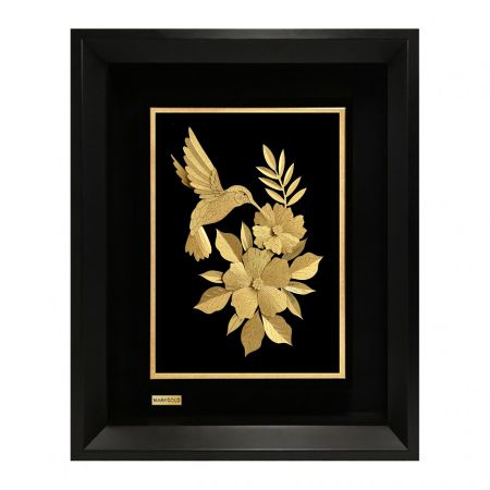 تابلو روکش طلا طرح تارا