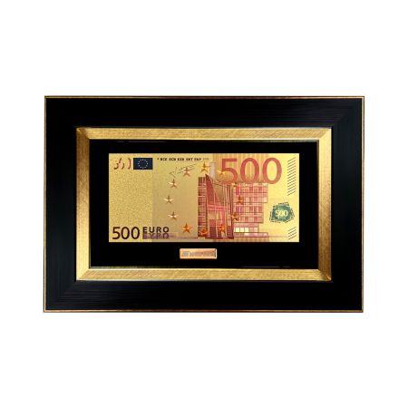 تابلو روکش طلا طرح 500 یورو