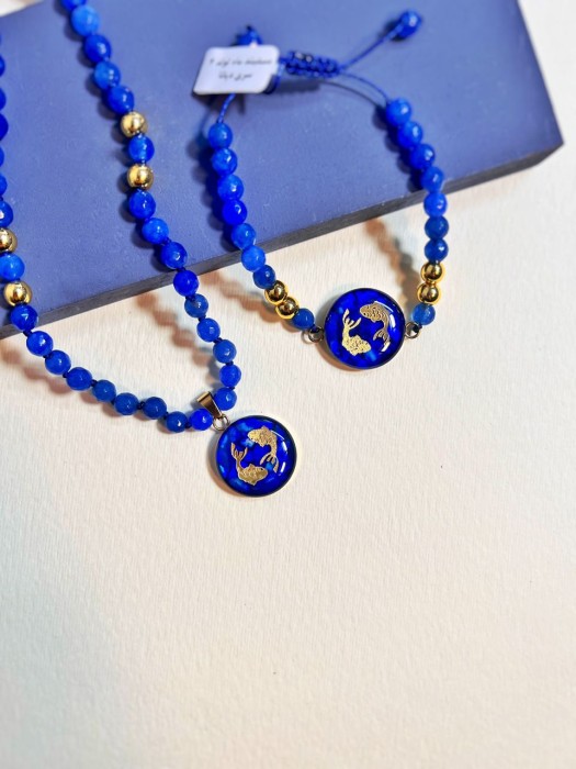 دستبند روکش طلا سری دیانا ماه تولد اسفند