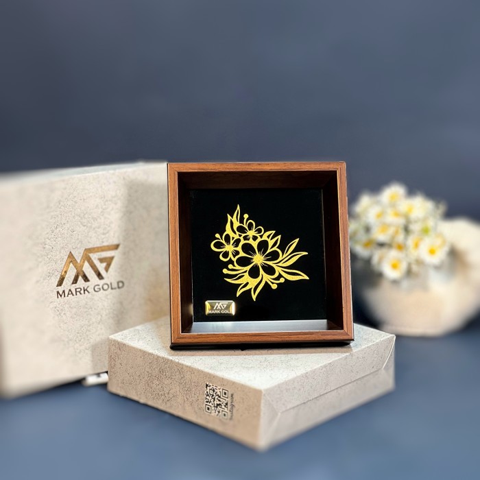 تابلو روکش طلا طرح مینا سری هدیه