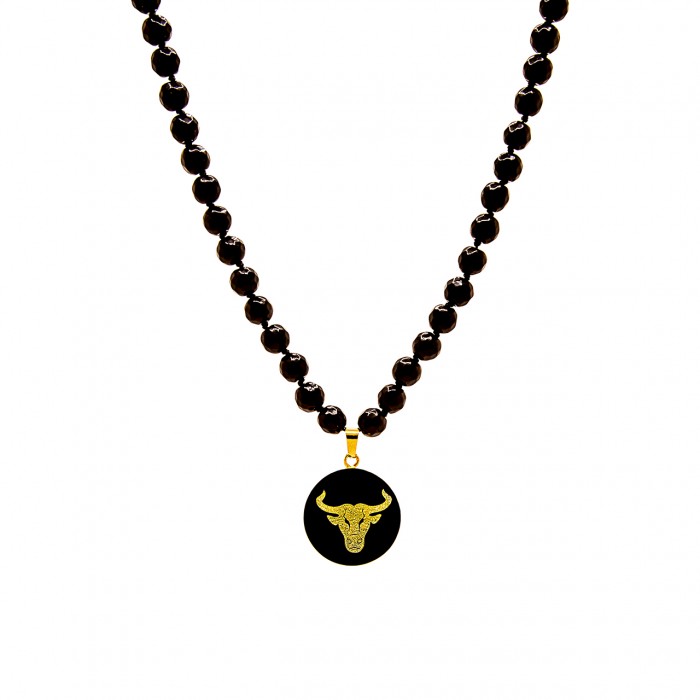 گردنبند طلاکوب نماد ماه تولد اردیبهشت