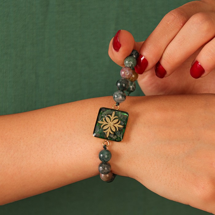 گردنبند دخترانه طلا کوب طرح پارمیس