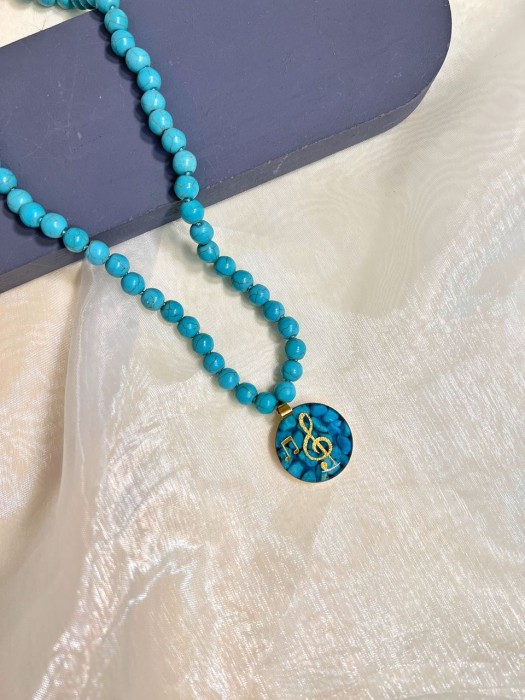 گردنبند دخترانه روکش طلا طرح کلیدسل