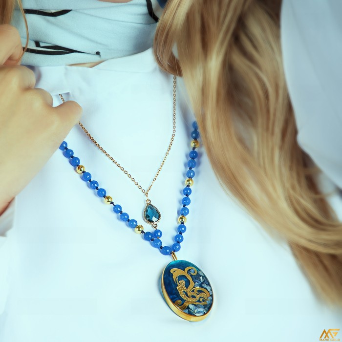 گردنبند دخترانه روکش طلا طرح پری