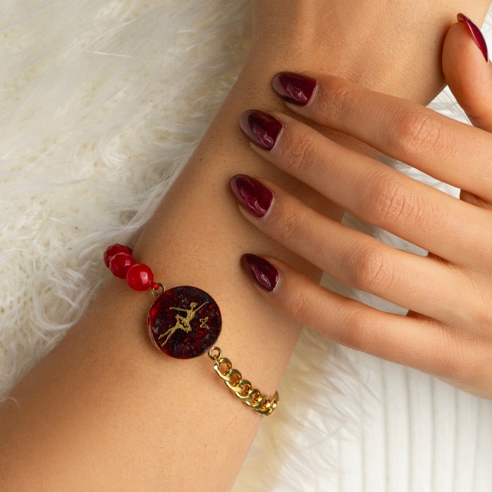 گردنبند دخترانه روکش طلا طرح بالرین