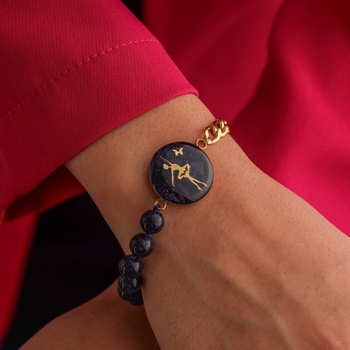 گردنبند دخترانه روکش طلا طرح بالرین