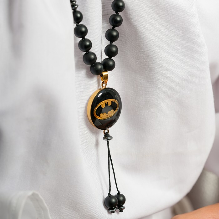 گردنبند روکش طلا طرح بتمن