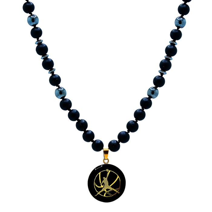 گردنبند روکش طلا طرح جردن