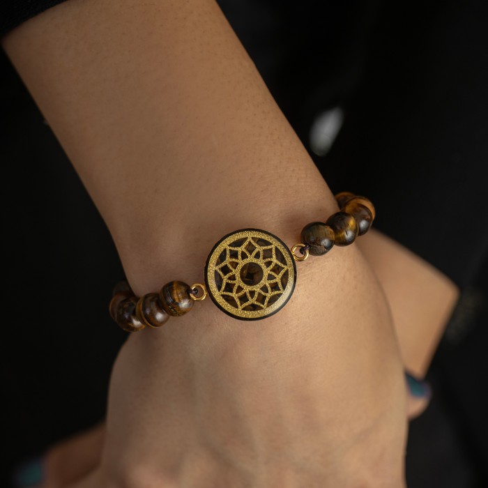 گردنبند روکش طلا طرح دریم کچر 