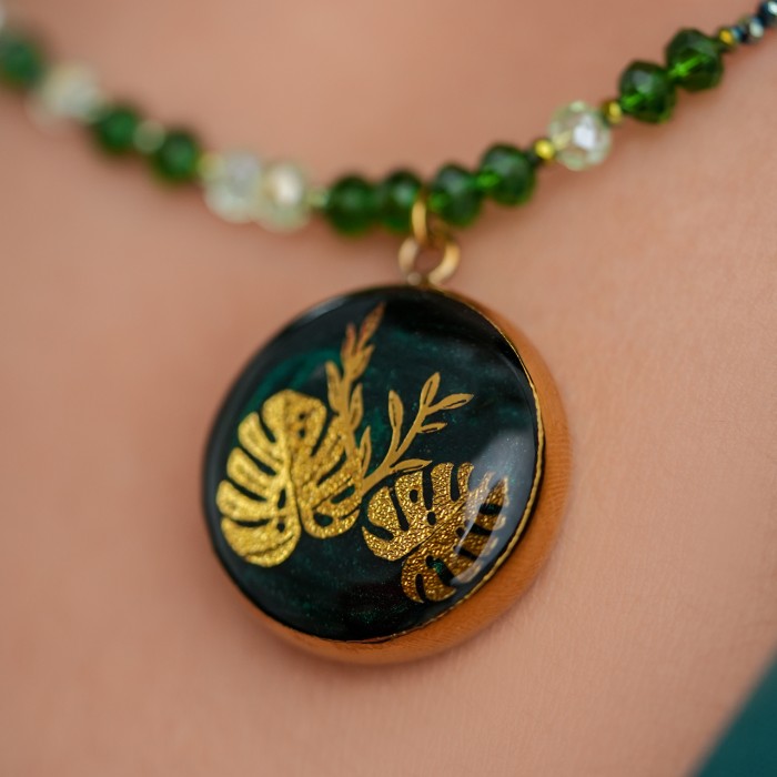 گردنبند روکش طلا طرح هاوایی