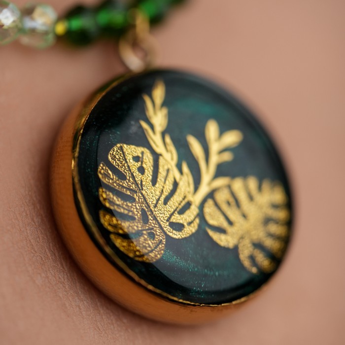 گردنبند روکش طلا طرح هاوایی