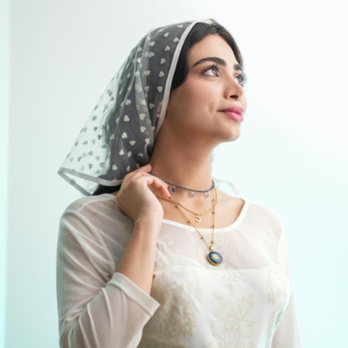 گردنبند روکش طلا طرح هستی