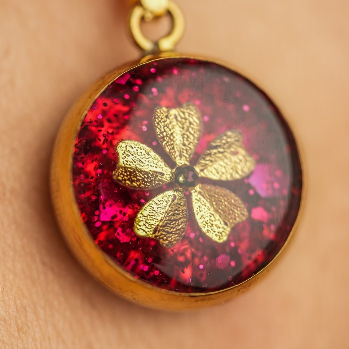 گردنبند روکش طلا طرح نازنین