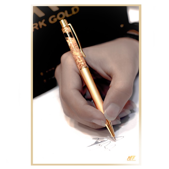 خودکار ورق طلا رنگ طلایی