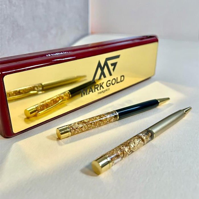 خودکار ورق طلا رنگ طلایی