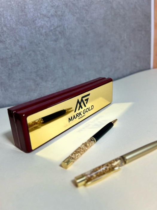 خودکار ورق طلا رنگ مشکی