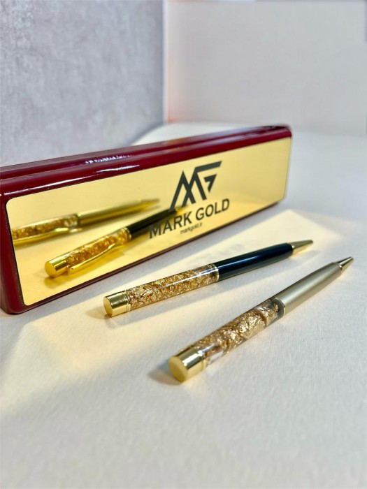 خودکار ورق طلا رنگ مشکی