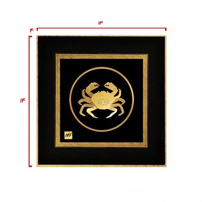 تابلو روکش طلا ماه تولد تیر سری ونوس