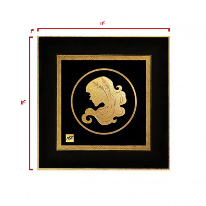 تابلو روکش طلا ماه تولد شهریور سری ونوس