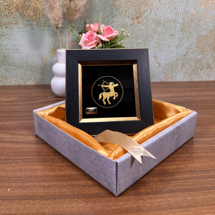 تابلو روکش طلا ماه تولد آذر سری ونوس