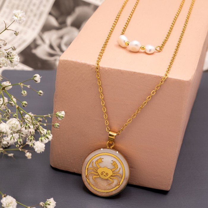 انگشتر دخترانه روکش طلا ماه تولد تیر سری آرام