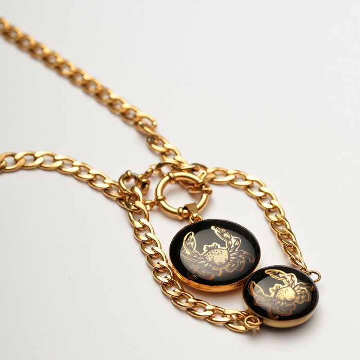 دستبند روکش طلا ماه تولد تیر سری رویال