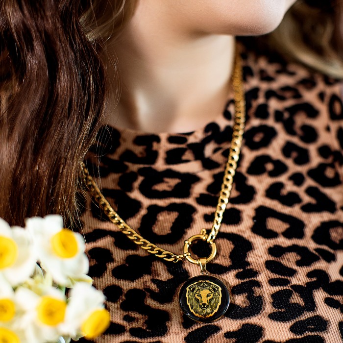 دستبند روکش طلا ماه تولد مرداد سری رویال