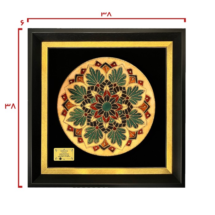 تابلو ورق طلا سری مانا طرح 11