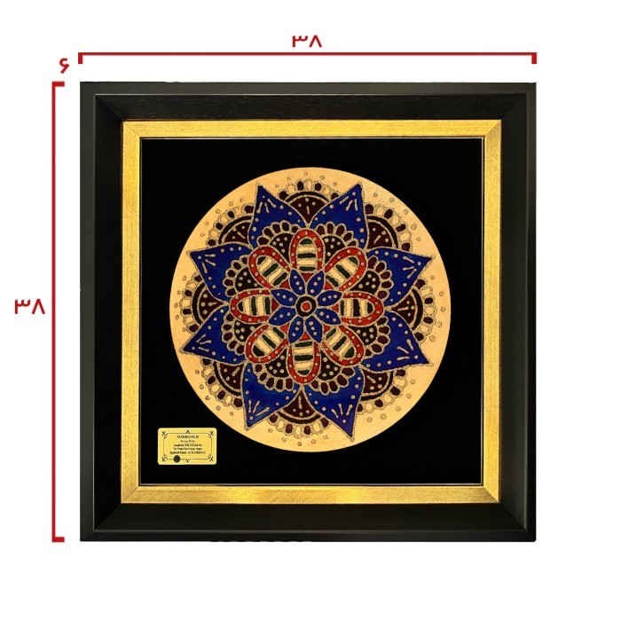 تابلو ورق طلا سری مانا طرح 12