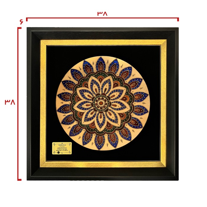 تابلو ورق طلا سری مانا طرح 13