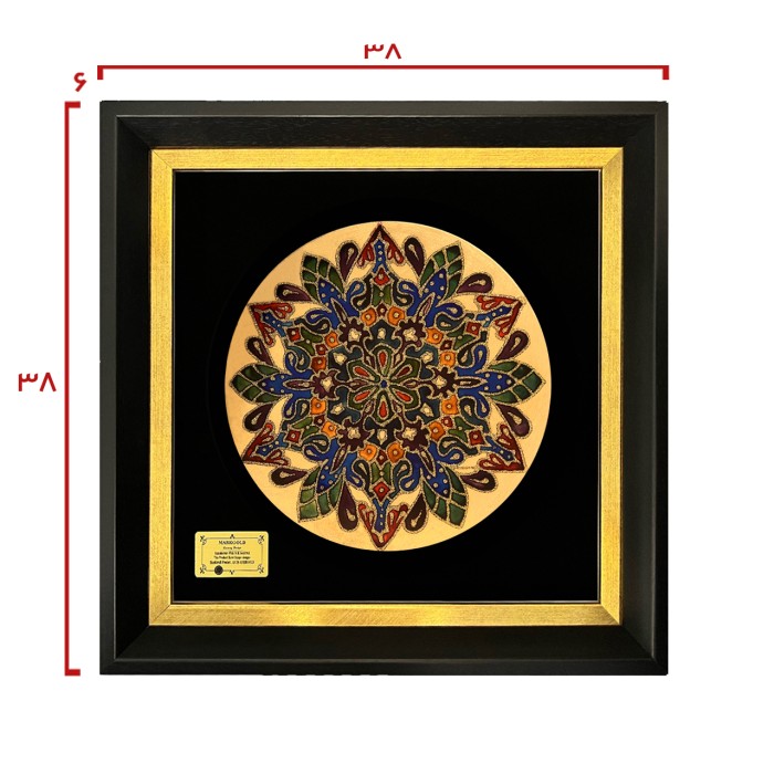 تابلو ورق طلا سری مانا طرح 14