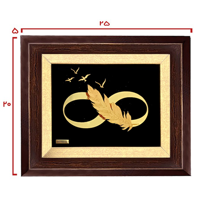 تابلو روکش طلا بی نهایت