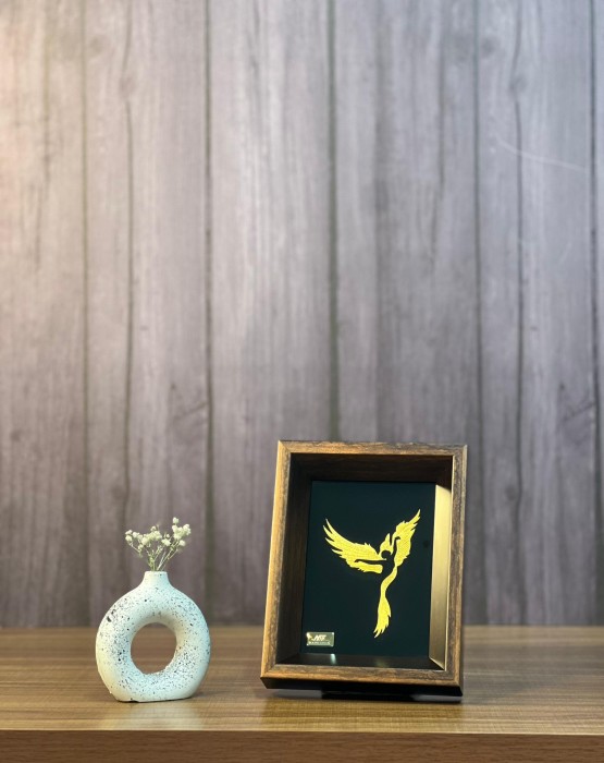 تابلو روکش طلا طرح آزادی