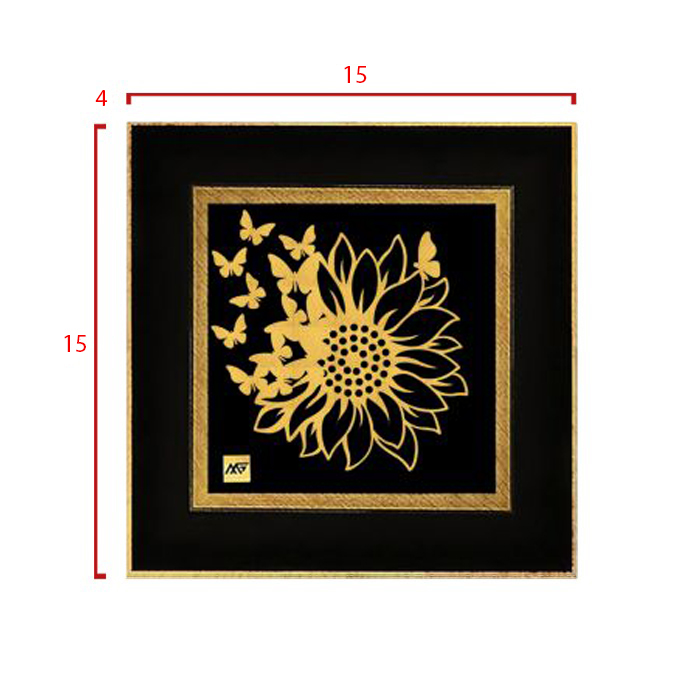 تابلو روکش طلا طرح ویانا