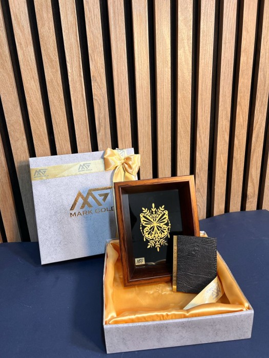 تابلو روکش طلا طرح ویدا